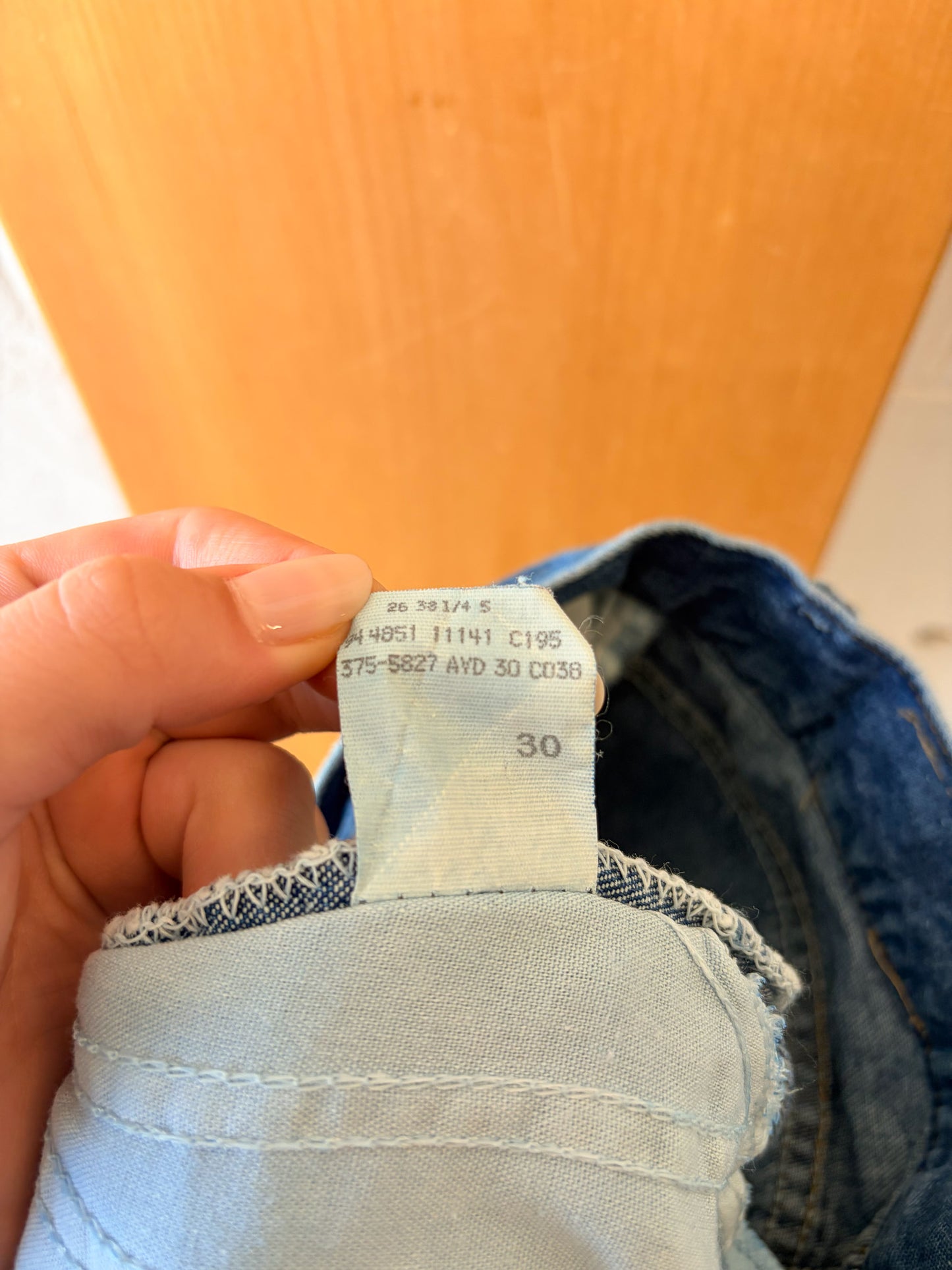 Vtg Lee Medium Wash Denim Shorts : 6 Med