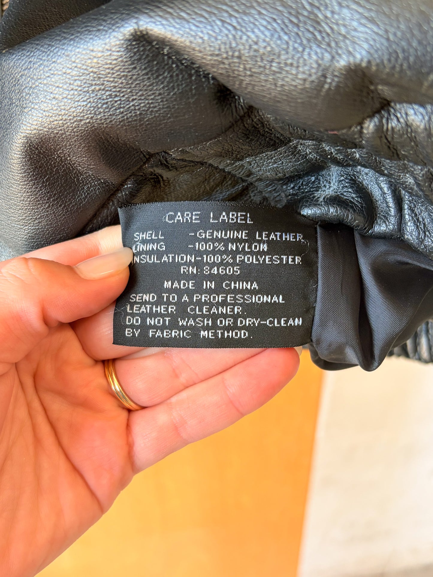 Harley Patched Burk's Bay Leather Jacket : L (Local Pick Up Only)