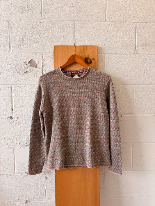 Woolrich Pastel Woven Sweater : M