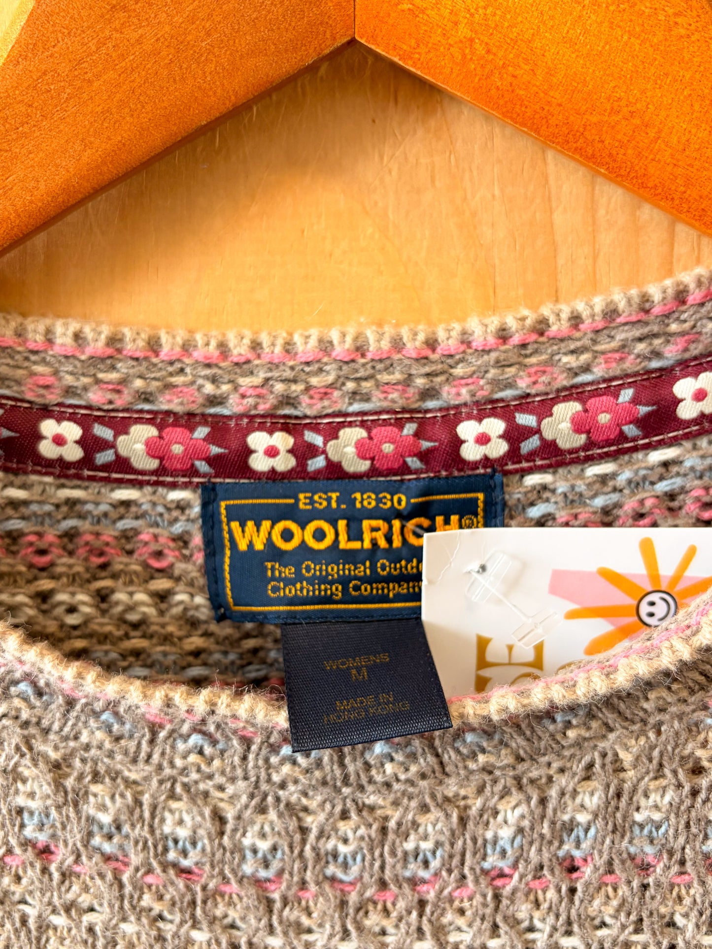 Woolrich Pastel Woven Sweater : M