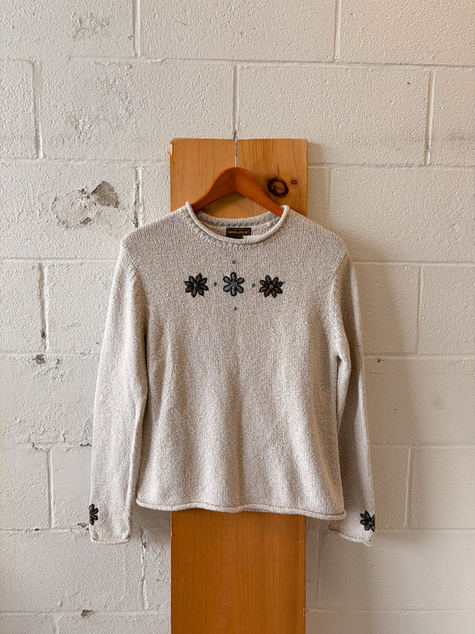 Woolrich Flower Detailed Sweater : M