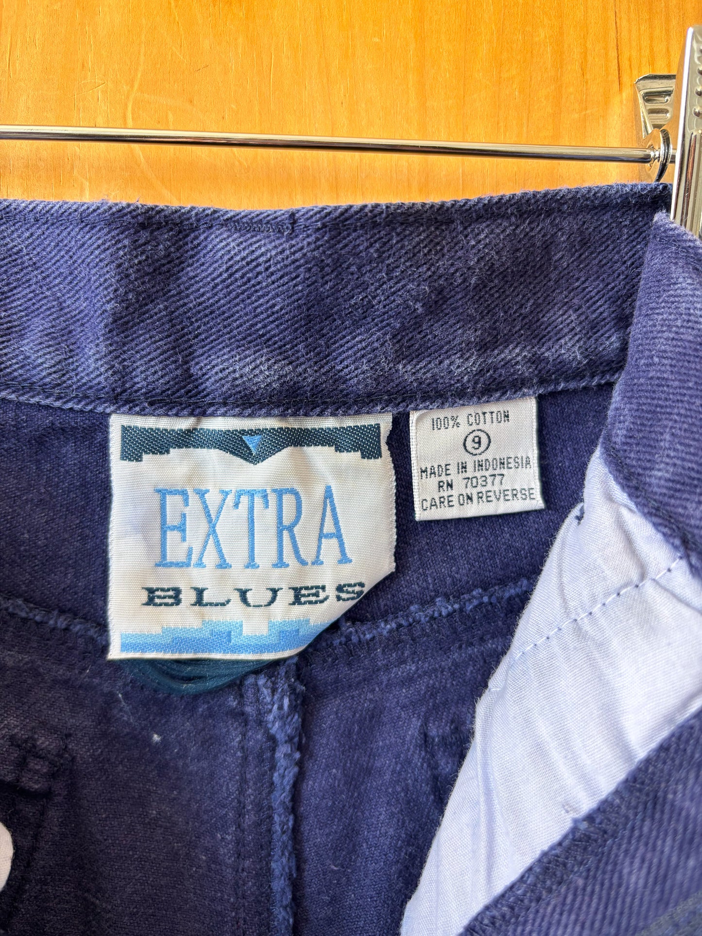 Vtg High Waist Denim Shorts : Jrs 9