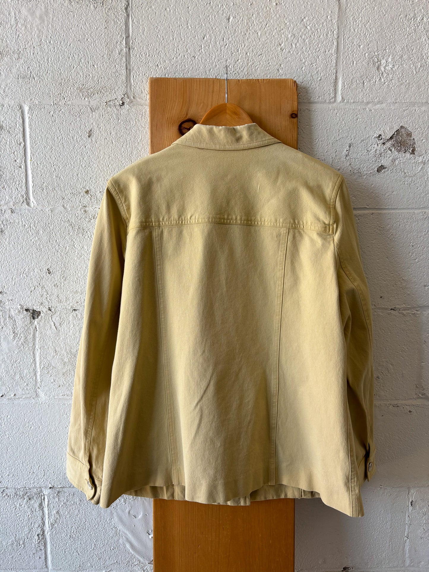 Butter Yellow Fitted Jacket : 16