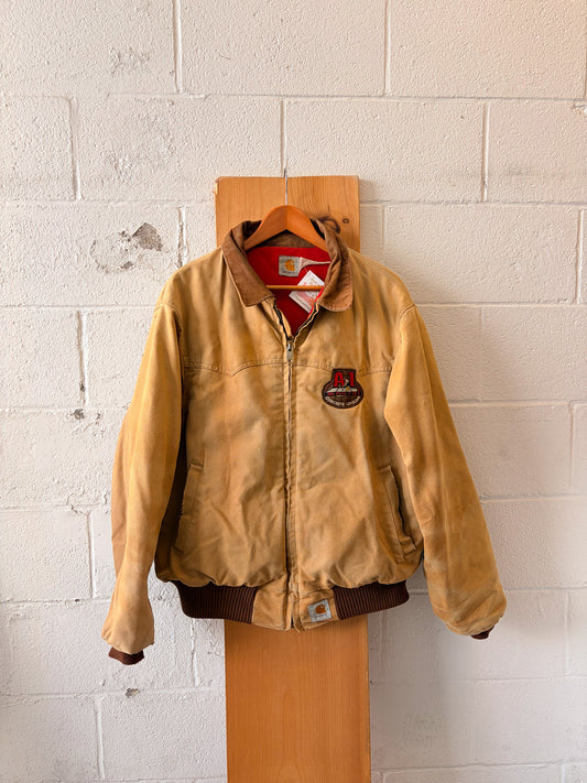A-1 Quilt Lined Carhartt Canvas Work Jacket : L/XL
