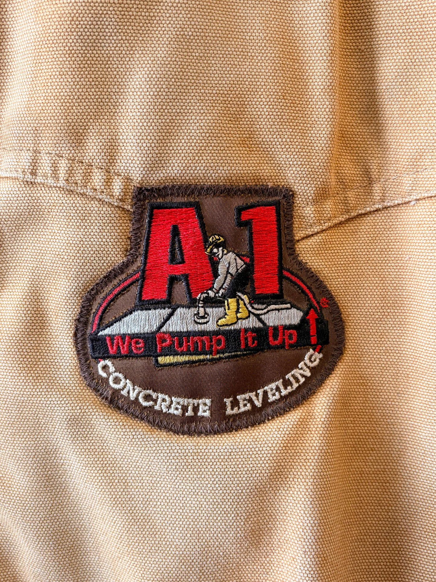 A-1 Quilt Lined Carhartt Canvas Work Jacket : L/XL