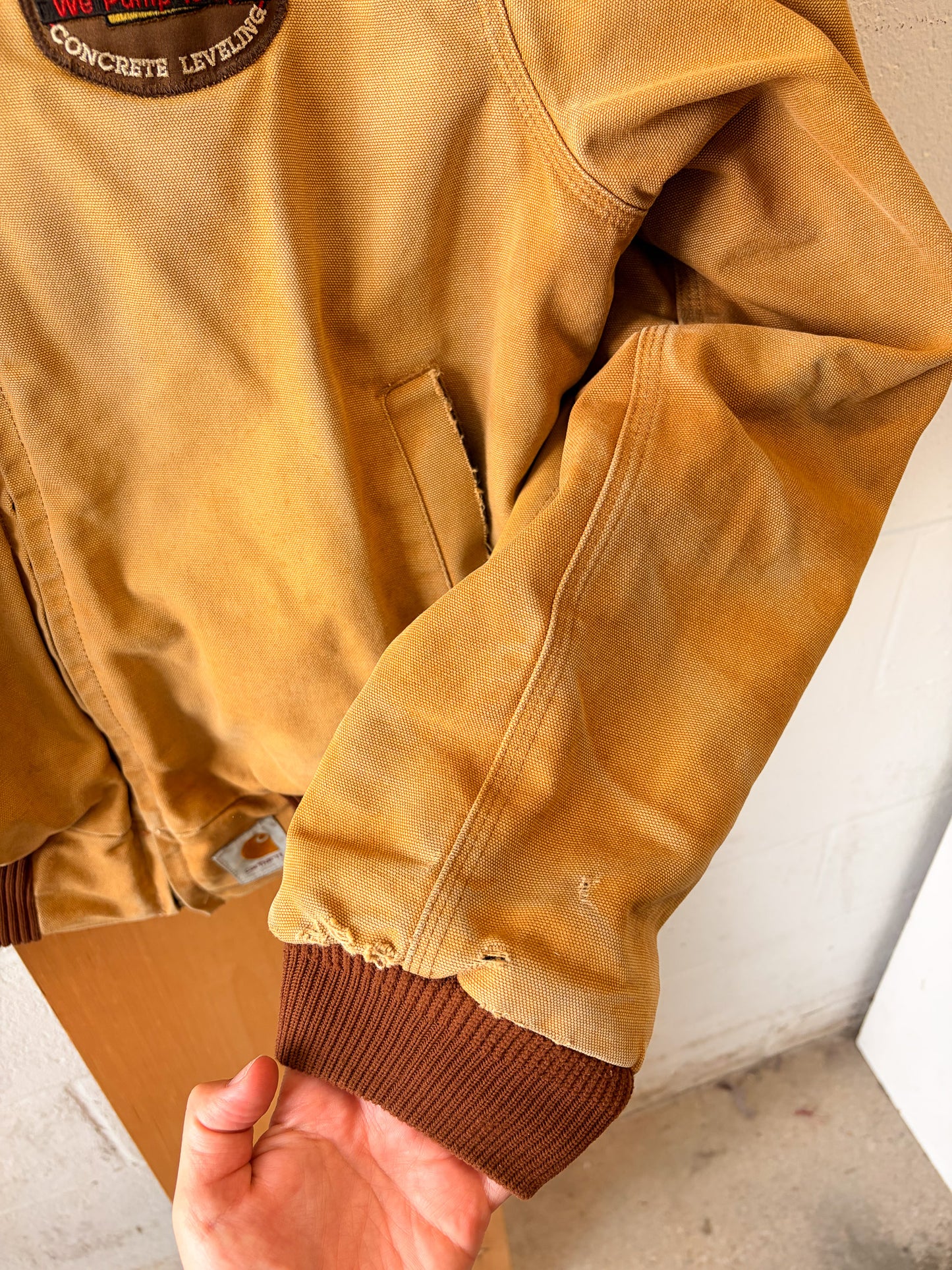 A-1 Quilt Lined Carhartt Canvas Work Jacket : L/XL