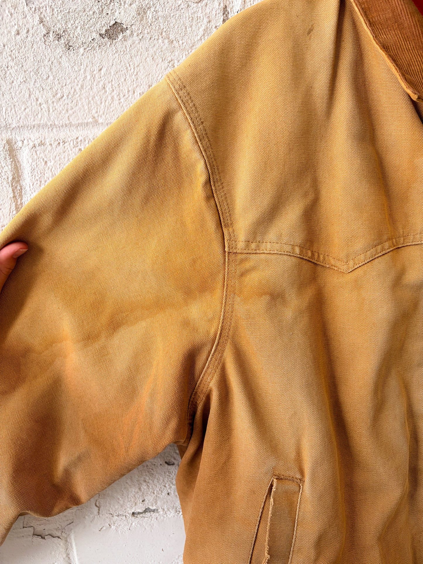 A-1 Quilt Lined Carhartt Canvas Work Jacket : L/XL