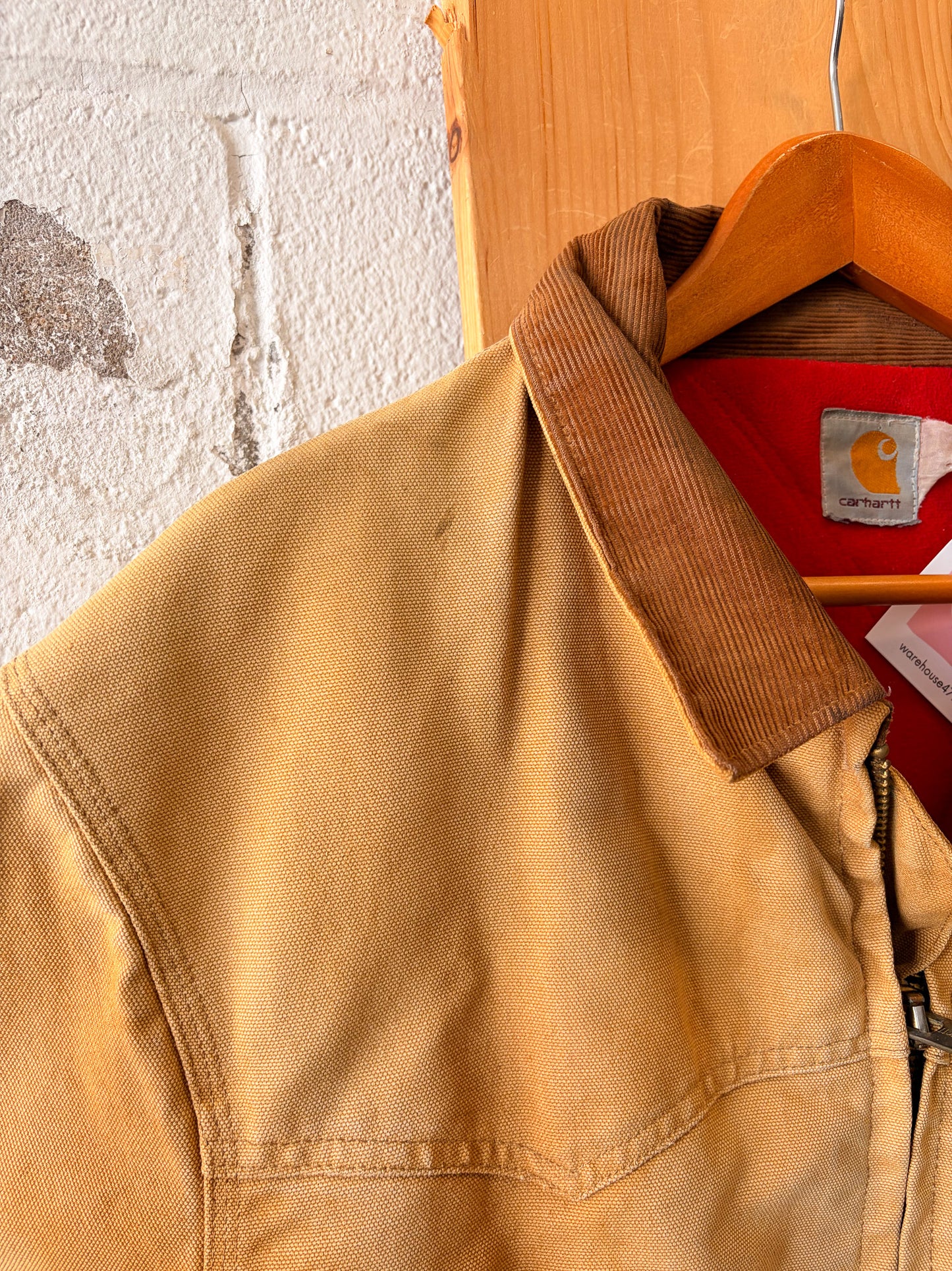 A-1 Quilt Lined Carhartt Canvas Work Jacket : L/XL