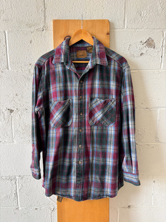 Vtg St John’s Bay Plaid Flannel : L