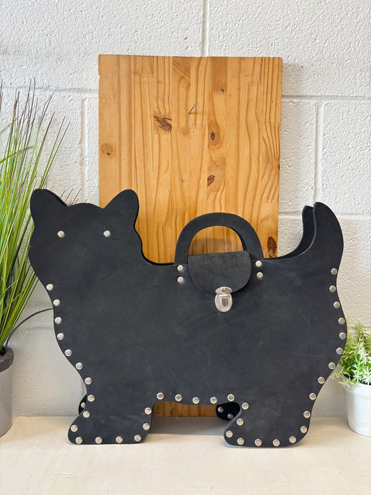 90s Rubber Black Cat Tote Bag (Local Pick Up Only)