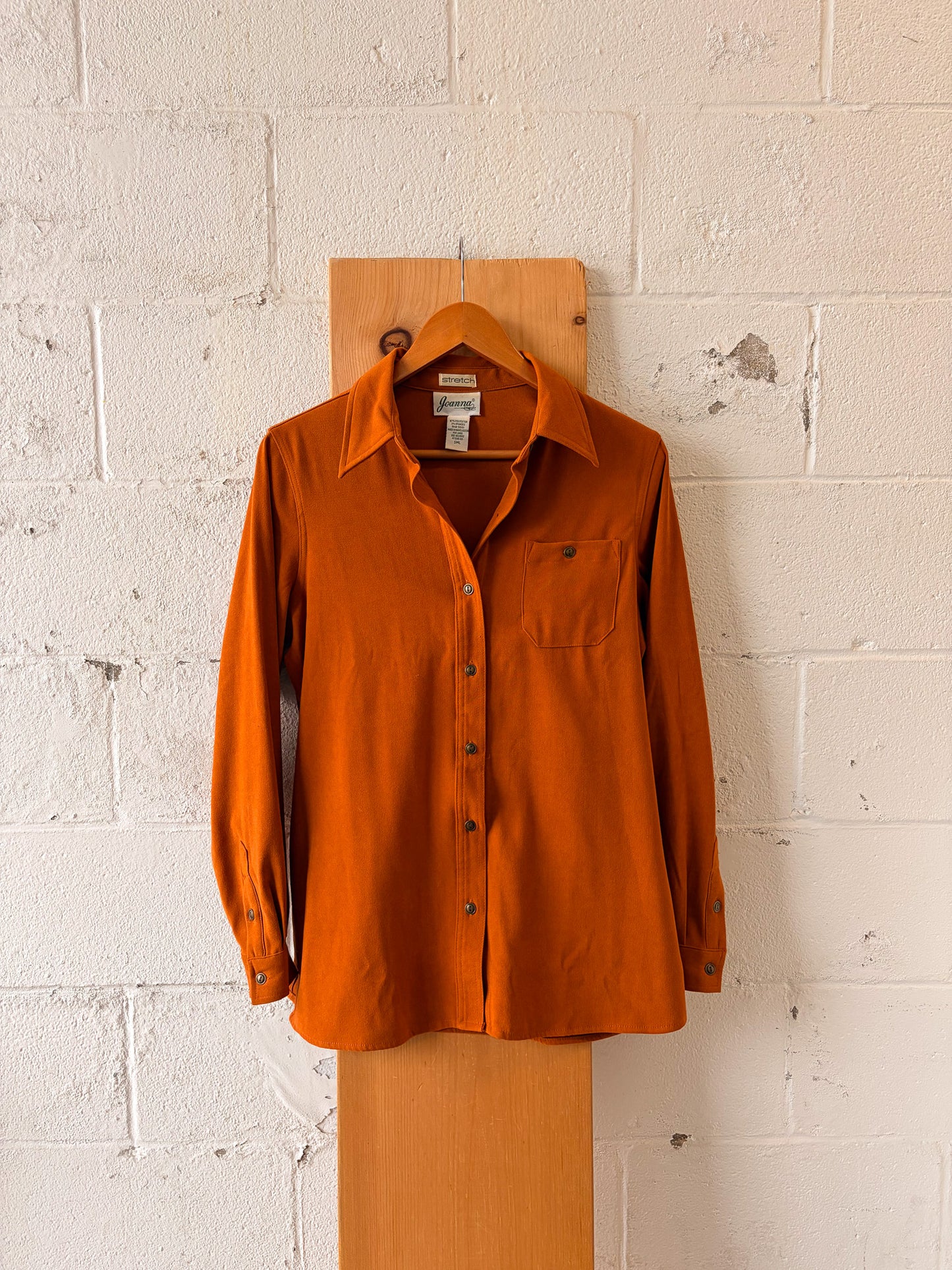Long Orange Button Down : SML