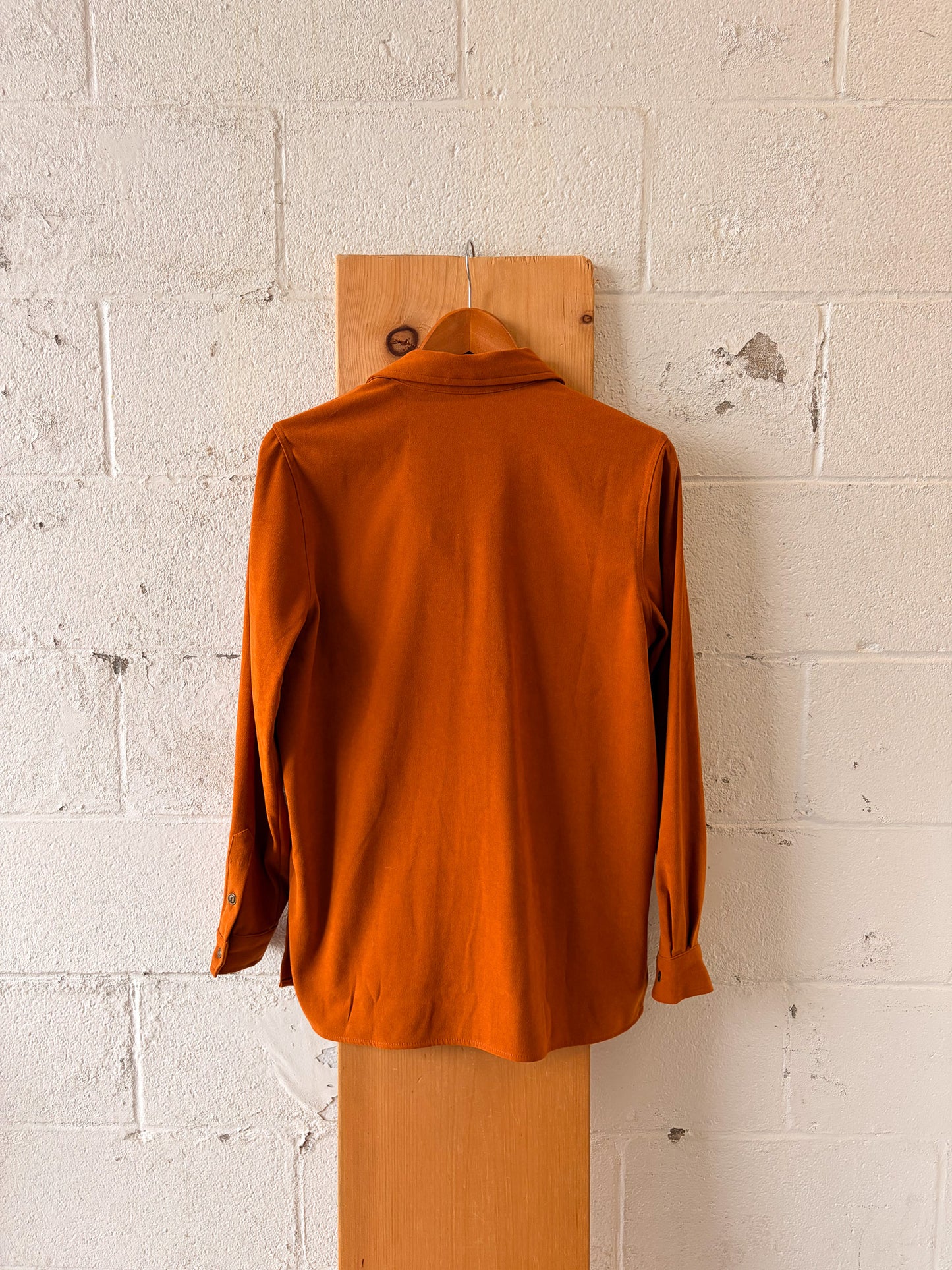 Long Orange Button Down : SML