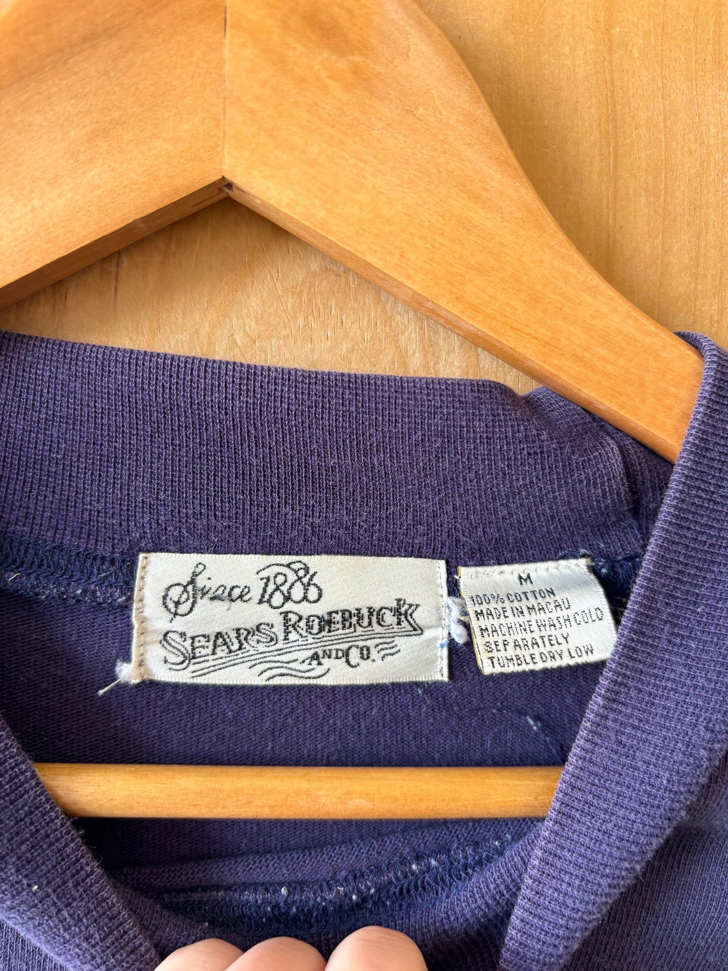Vtg Striped Long Sleeve Shirt : M