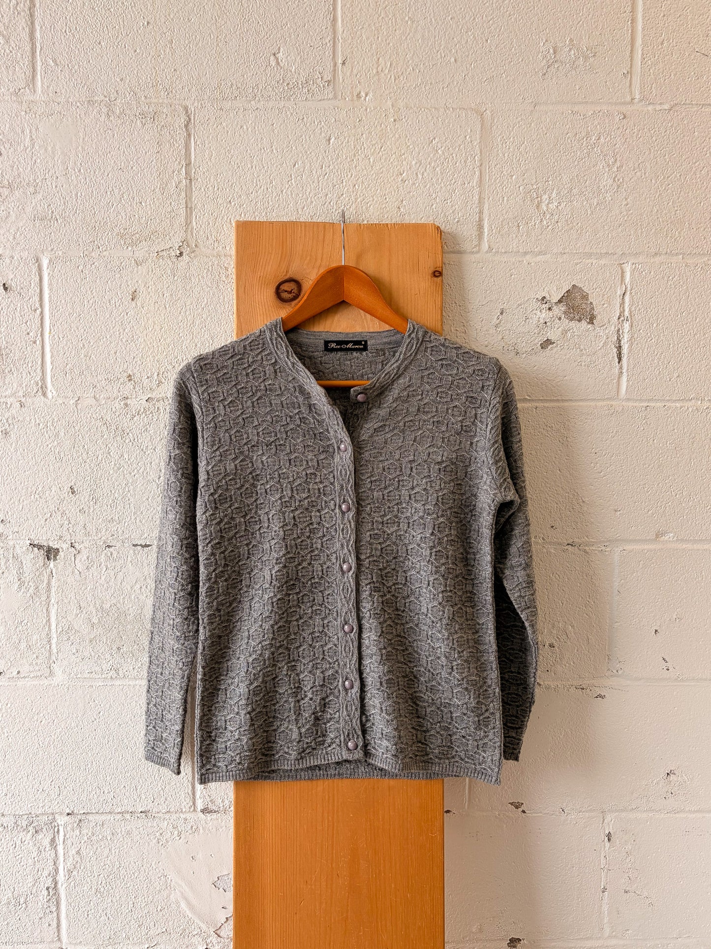 Gray Cardigan : S (As Is)