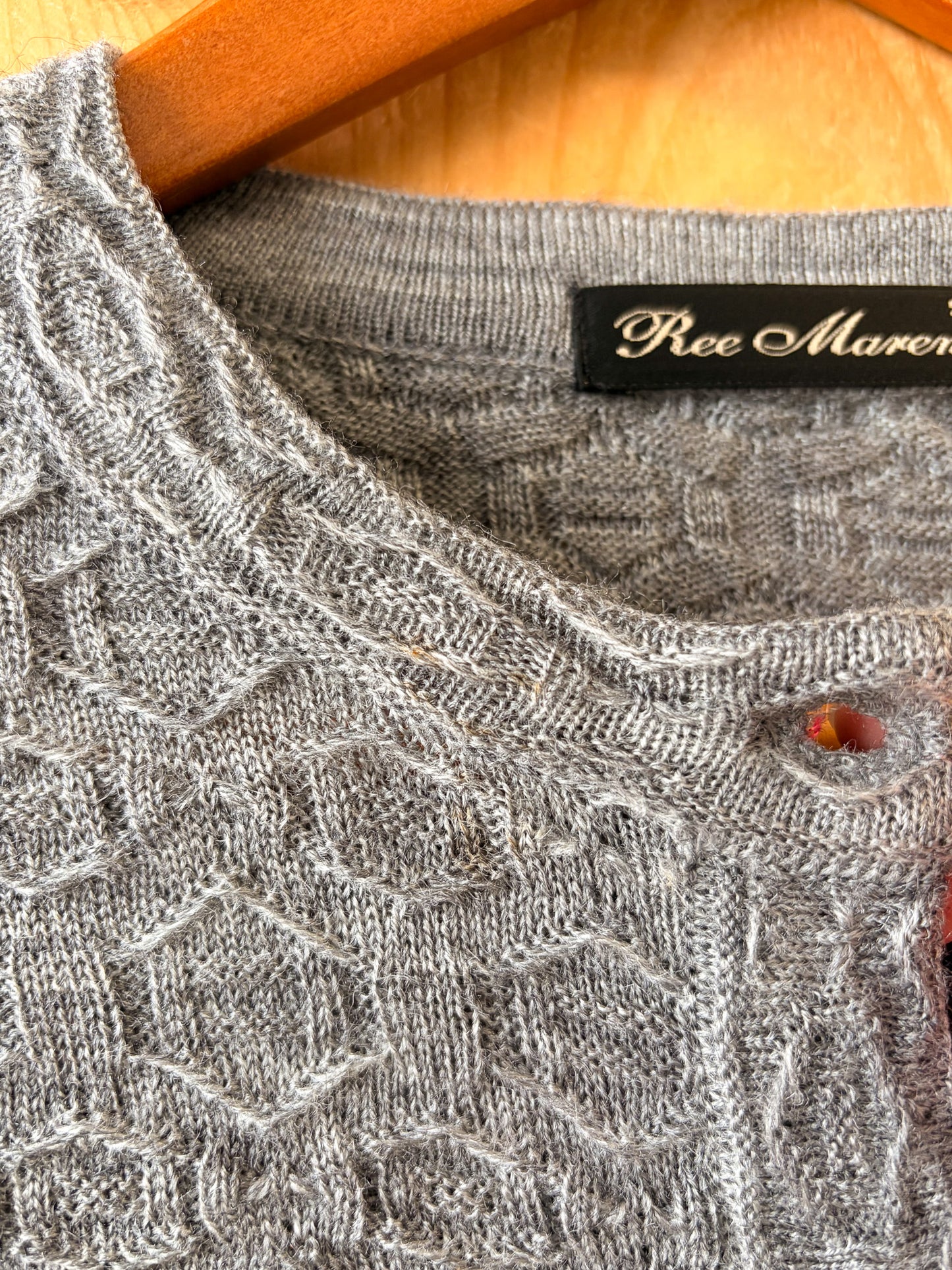 Gray Cardigan : S (As Is)