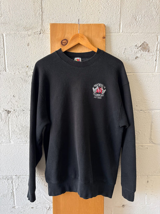 Vtg Pit Crew Crewneck : XL