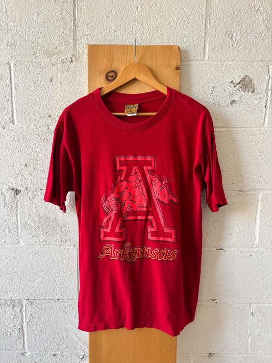 Vtg Nutmeg Razorback Tee : M