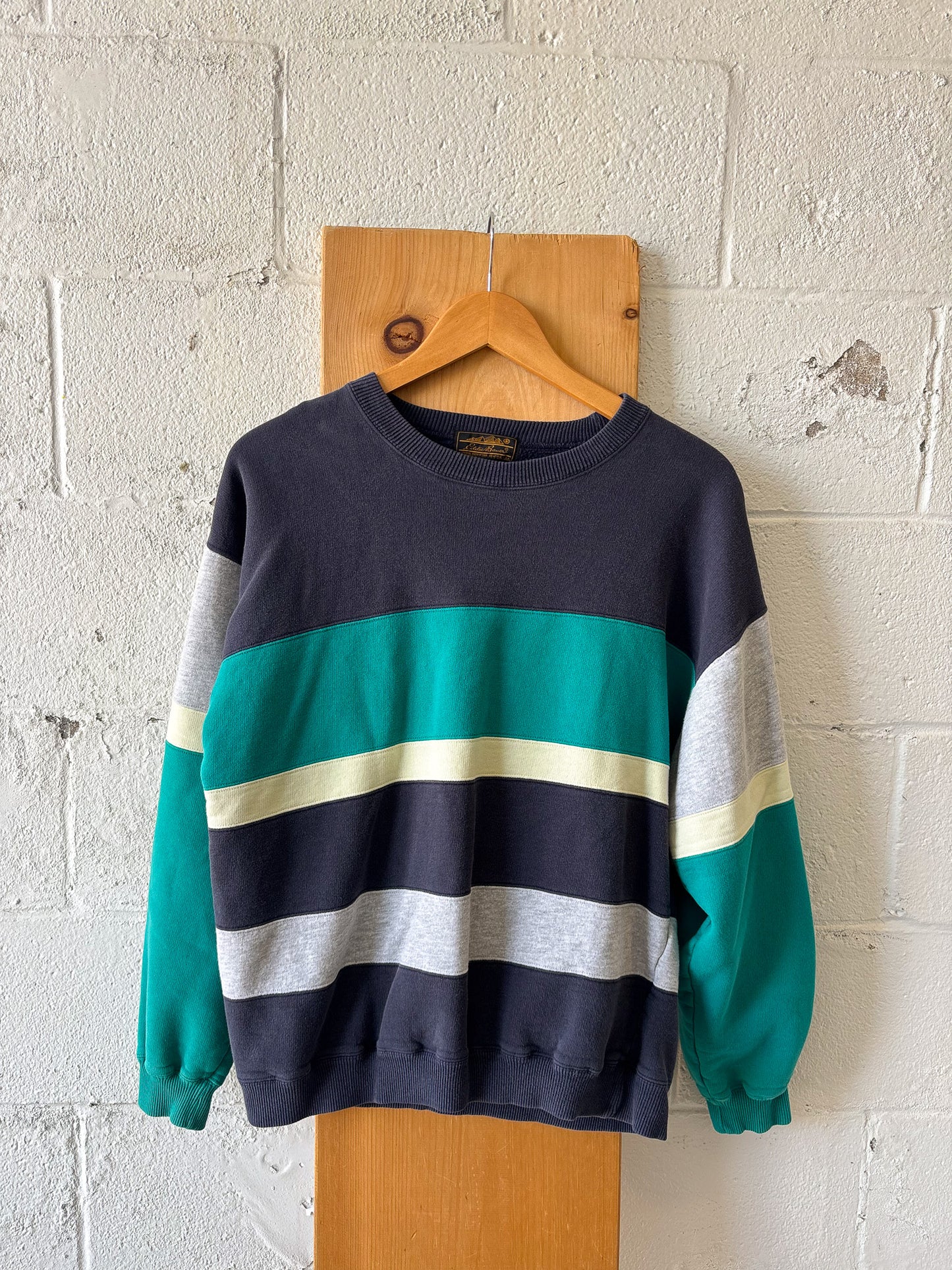 Vtg Eddie Striped Crewneck : M
