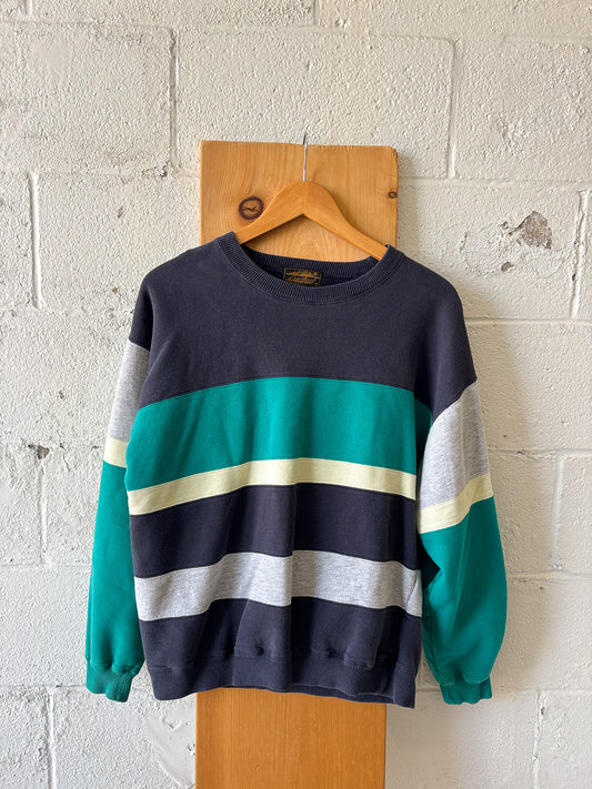 Vtg Eddie Striped Crewneck : M