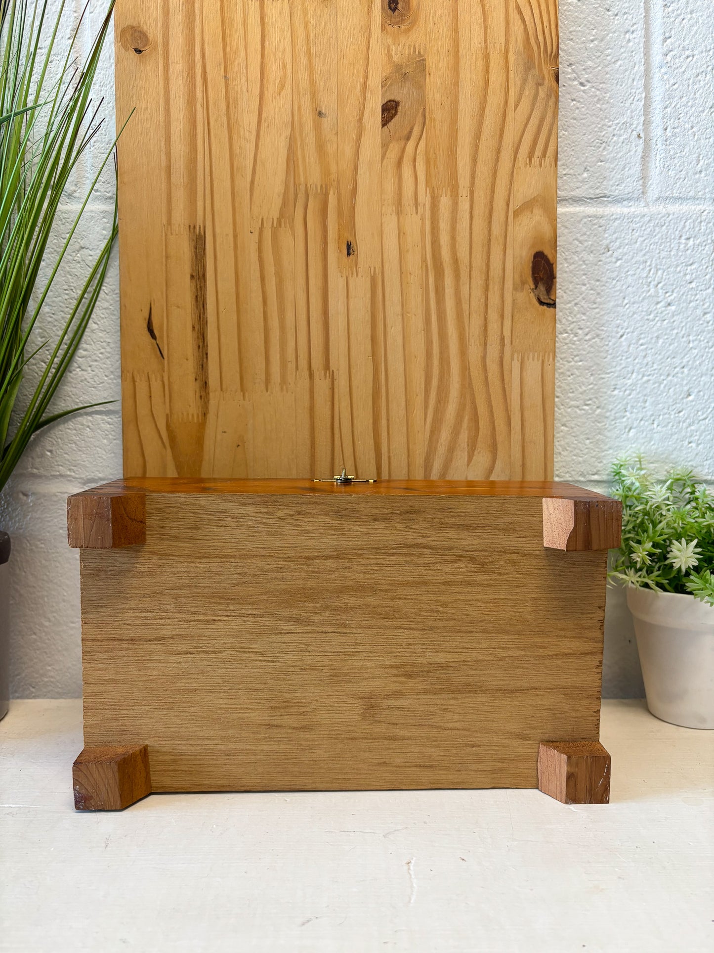 Floral Wooden Jewelry Box (Local Pick Up Only)