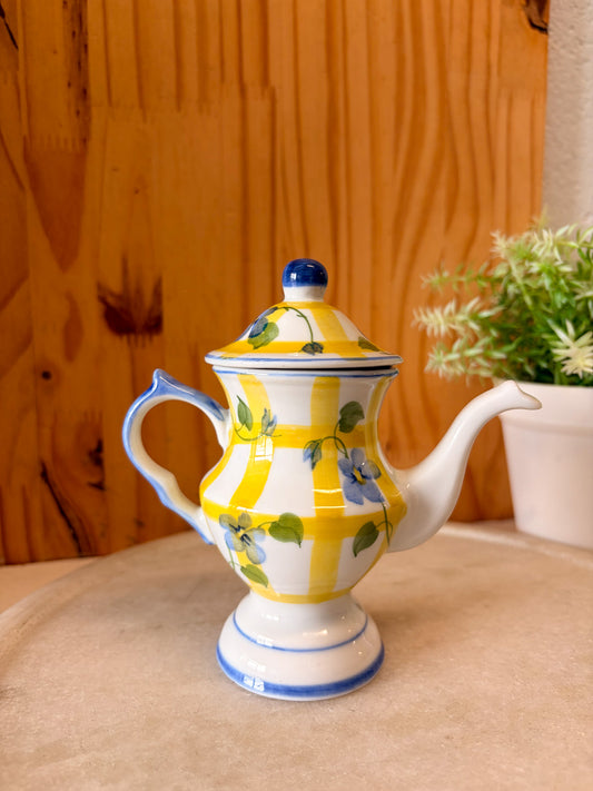 Vtg Teapot-Shaped Votive Candle Holder (Local Pick Up Only)