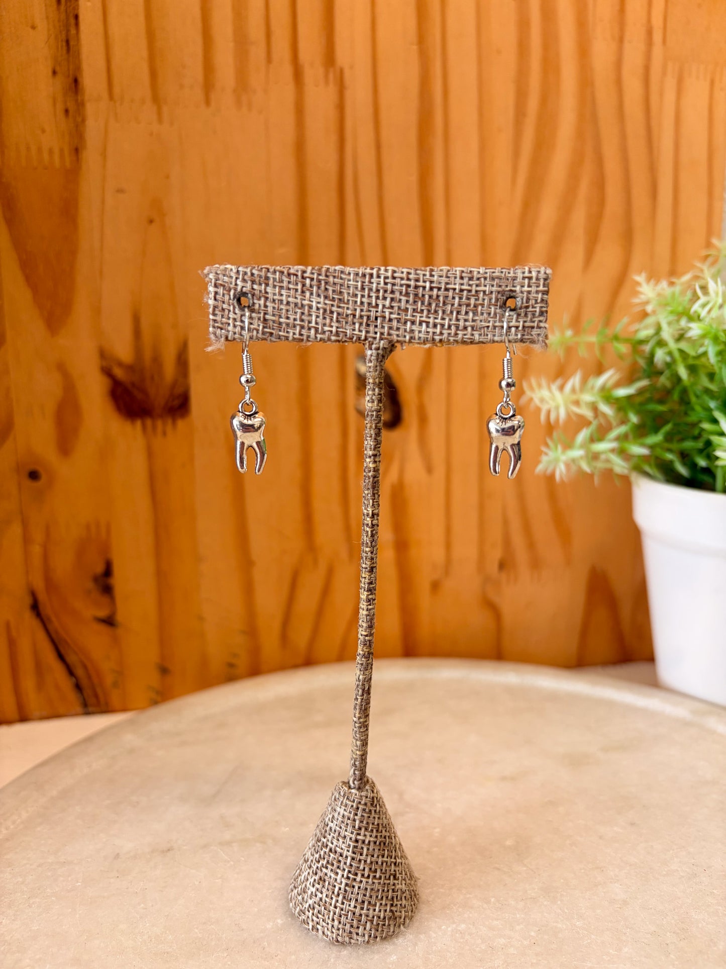 Funky Tooth Shaped Earrings