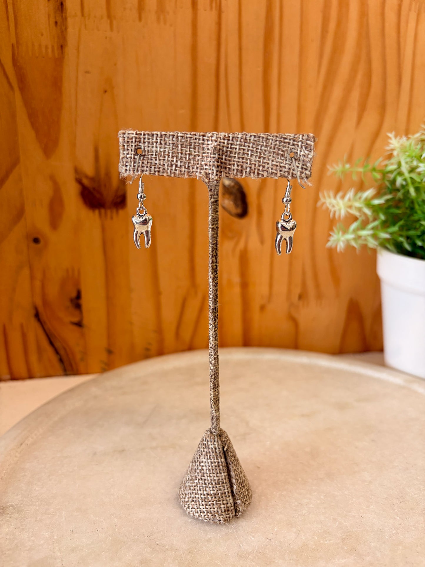 Funky Tooth Shaped Earrings