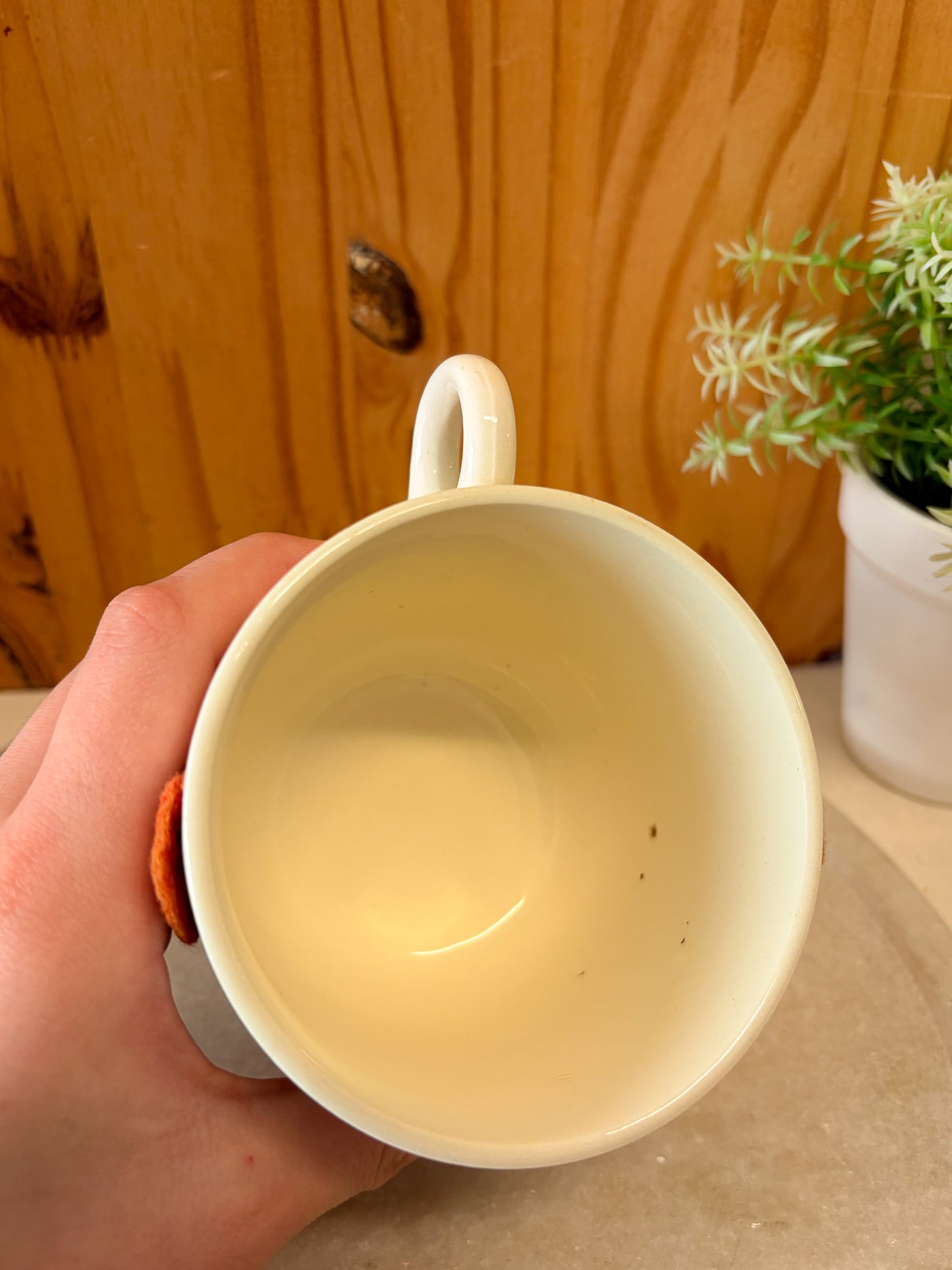 Vtg Hand Painted Face Mug with Ears (Local Pick Up Only)