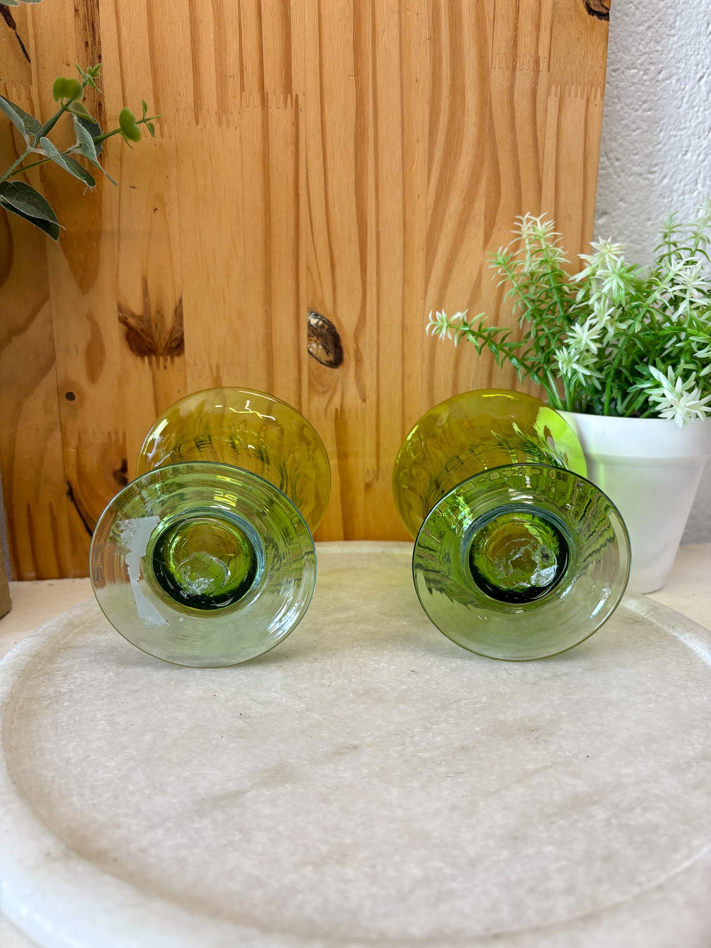 Pair of Green Glasses