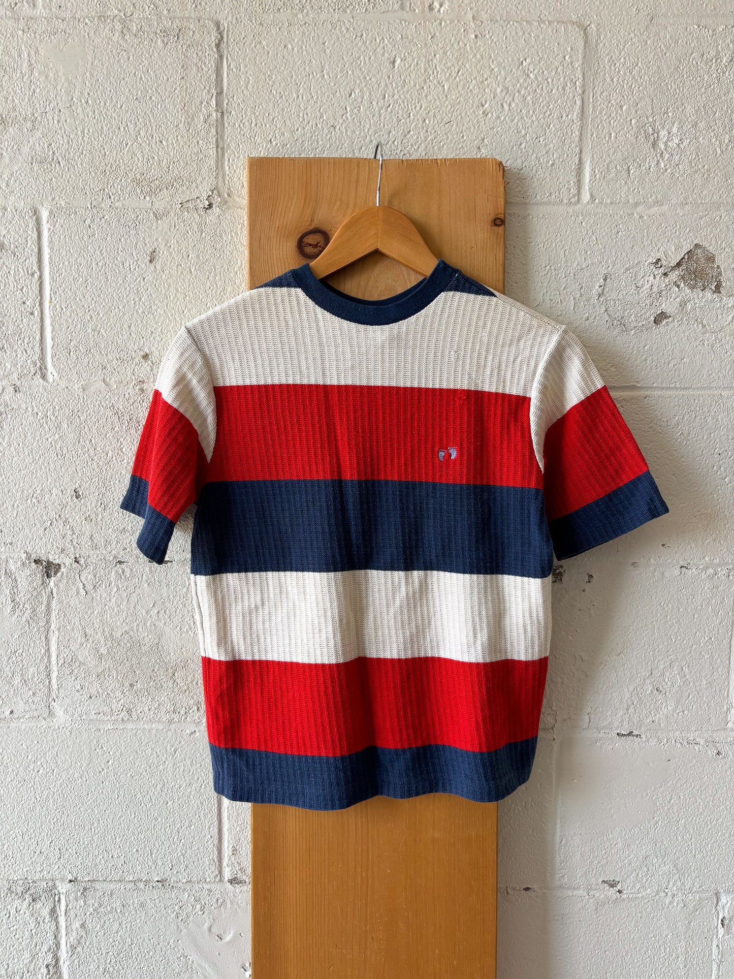 Vtg Hang Ten Knit Tee : M