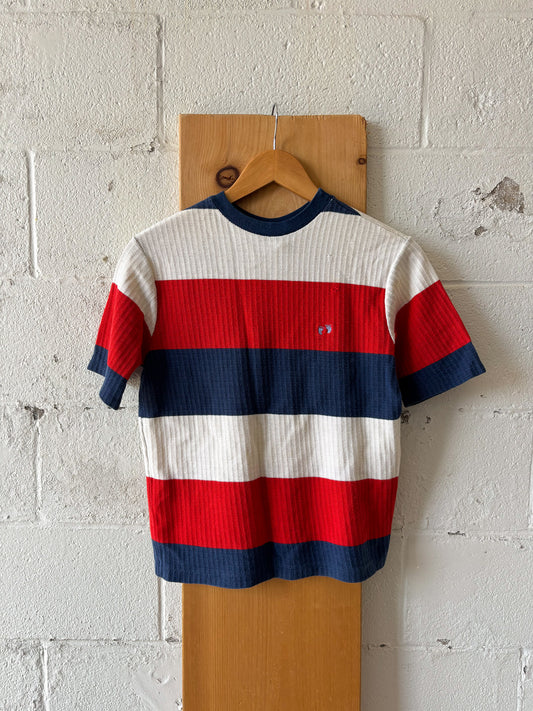 Vtg Hang Ten Knit Tee : M