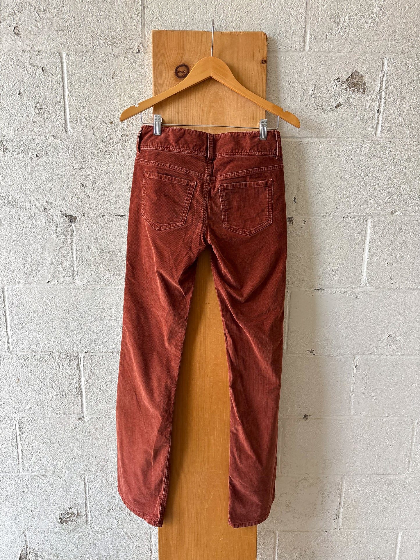 Rust Corduroy Pants : 2 Long