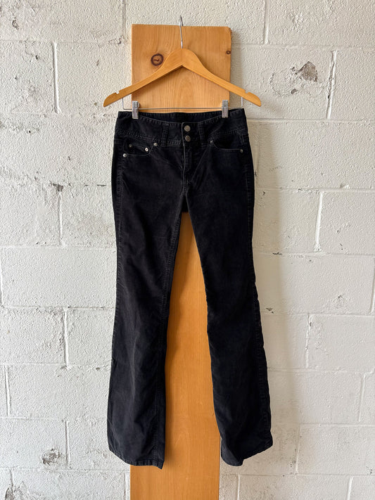 Black Corduroy Pants : 2 Long