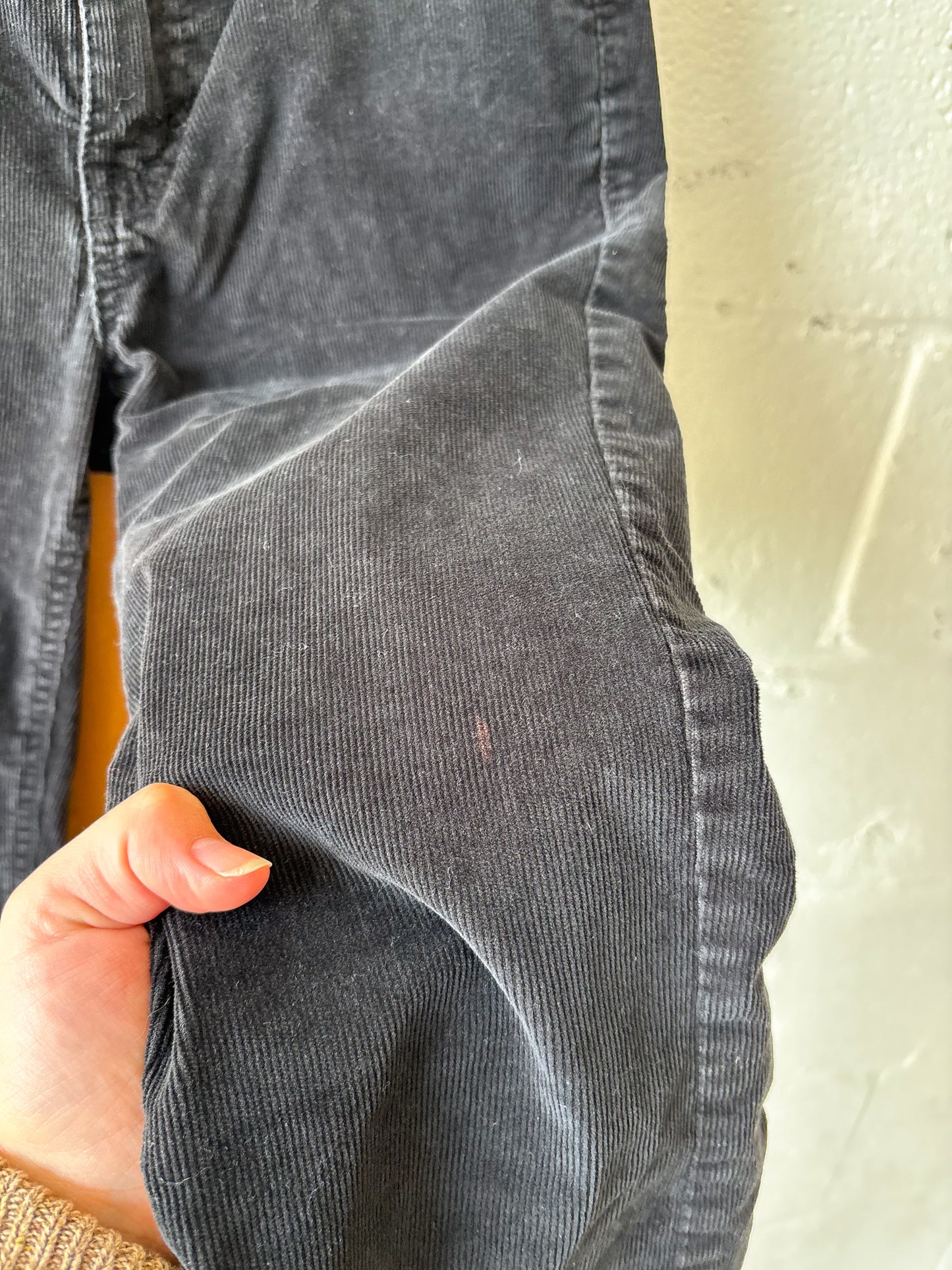 Black Corduroy Pants : 2 Long
