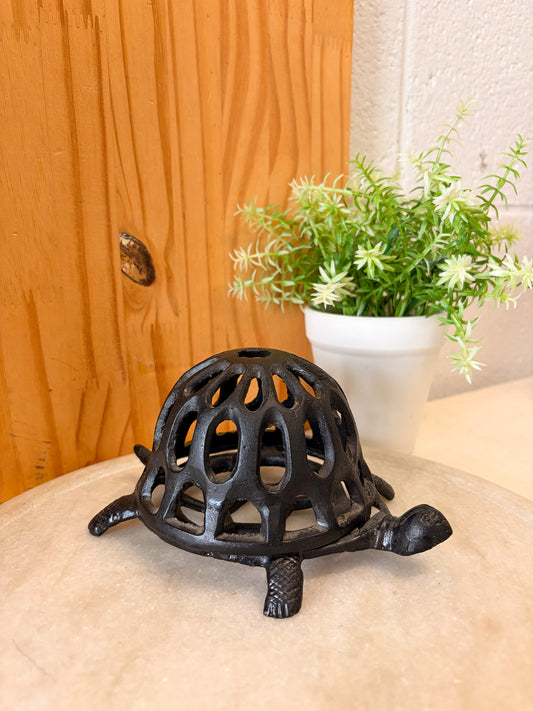 Vtg Cast Iron Turtle String / Yarn Holder (Local Pick Up Only)