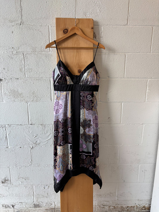 Paisley Satin Dress : Jrs 11
