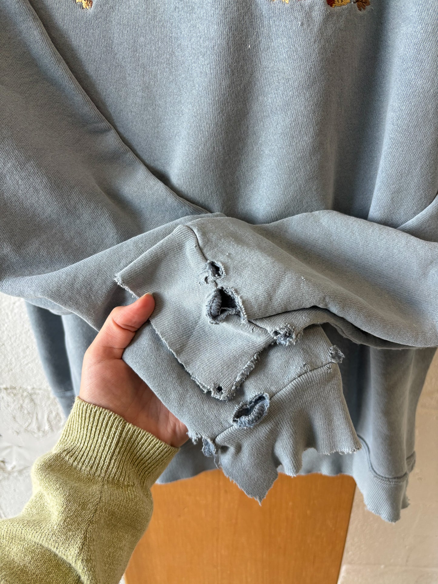 Vtg Distressed Birdhouse Crewneck : XL