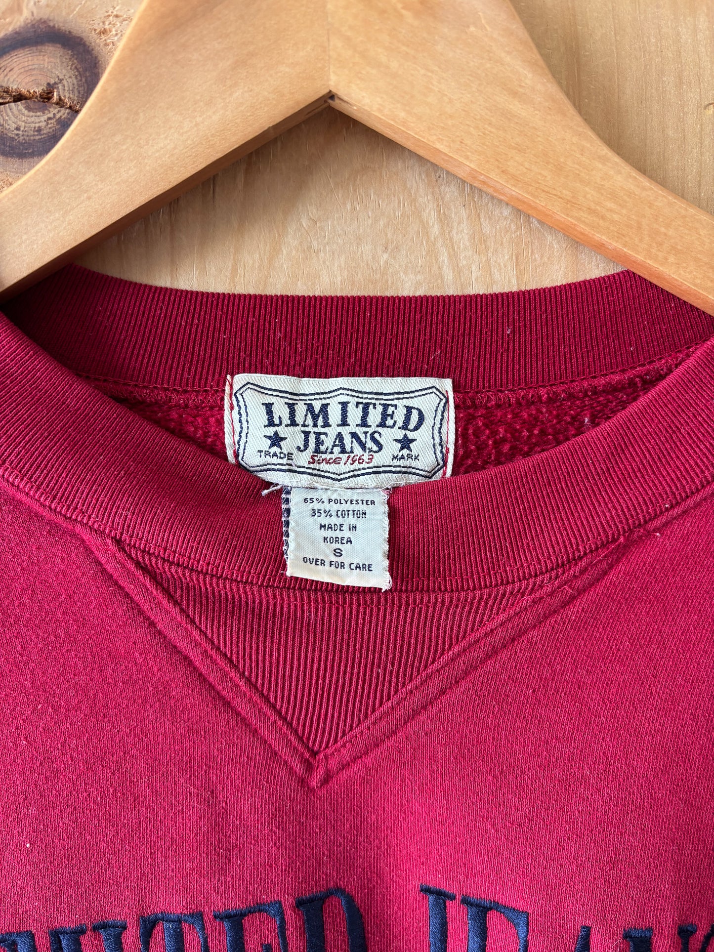 Vtg Limited Jeans Crewneck : Wms S