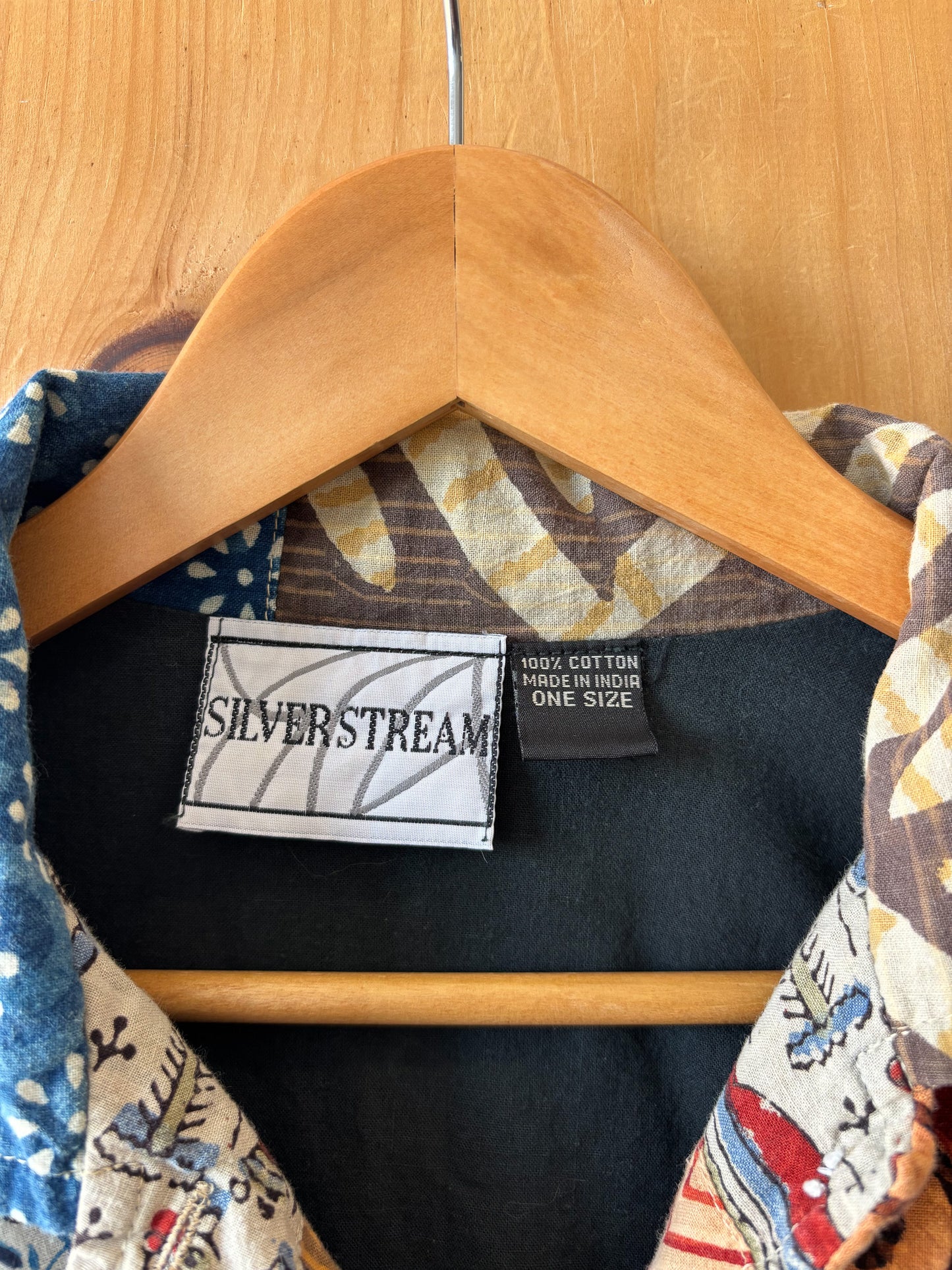 Vtg Patchwork Jacket : L