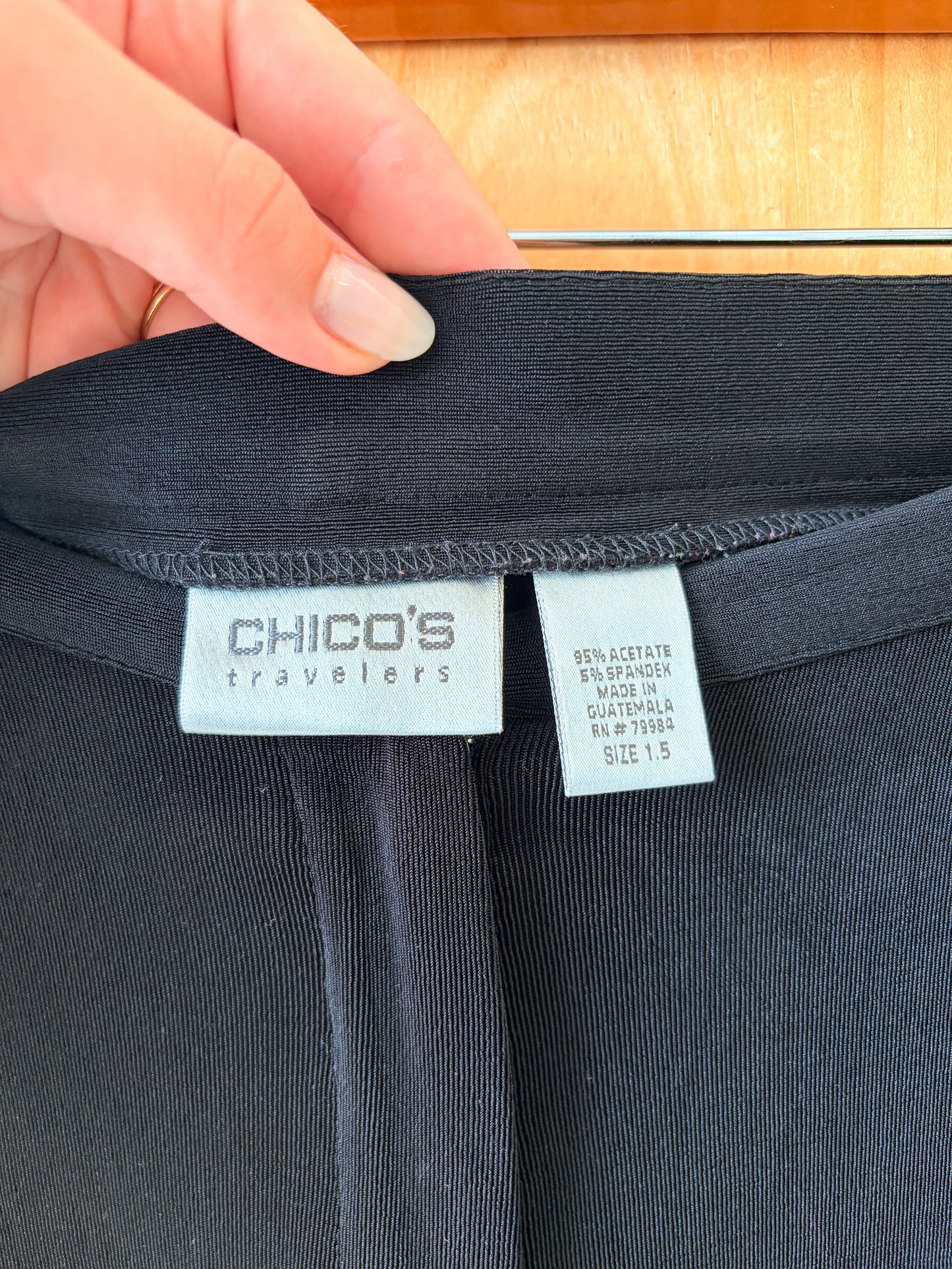 Chico's Black Shorts : 32"W