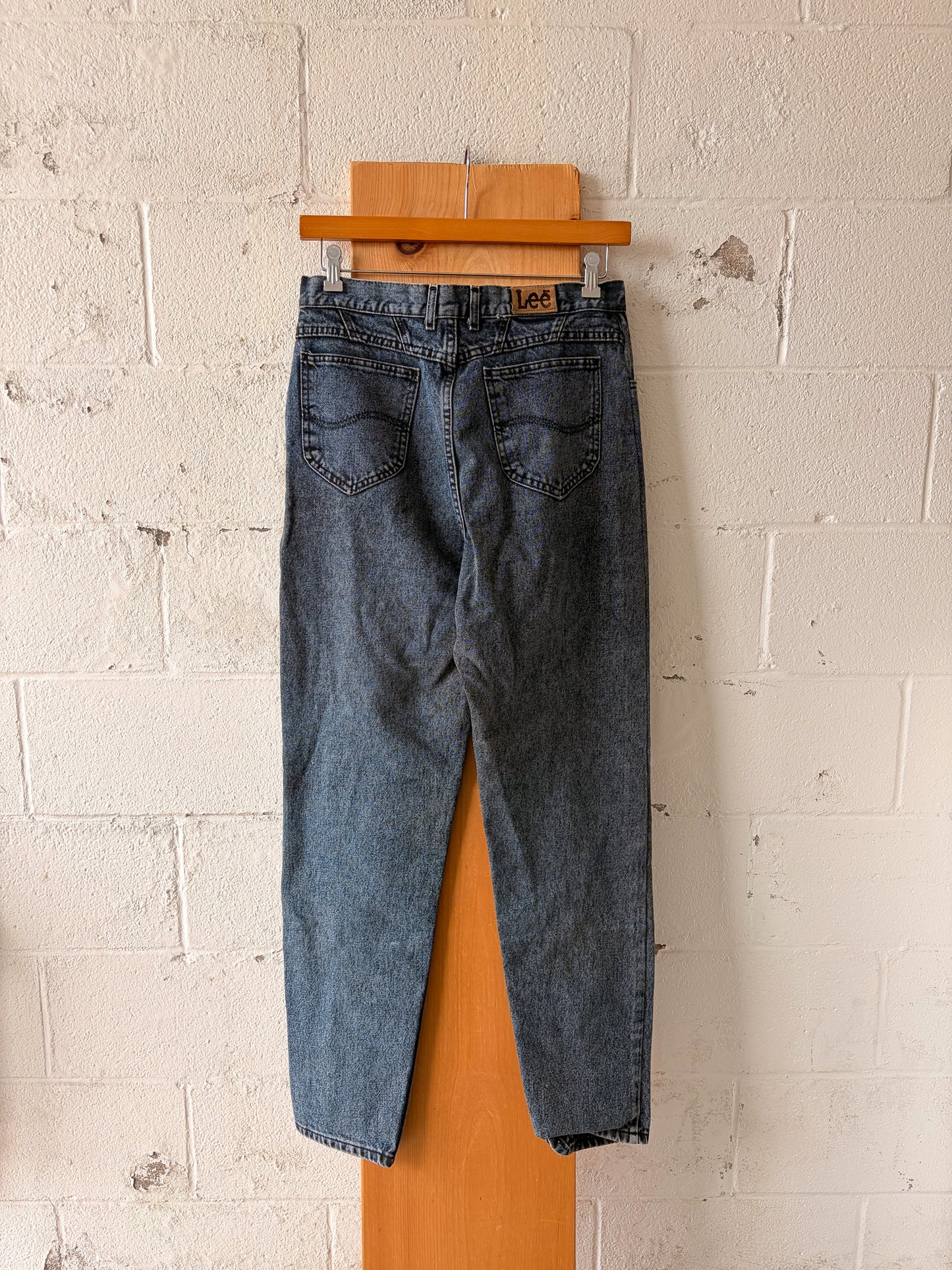 Vtg Lee Dark Acid Wash Jeans : 16L