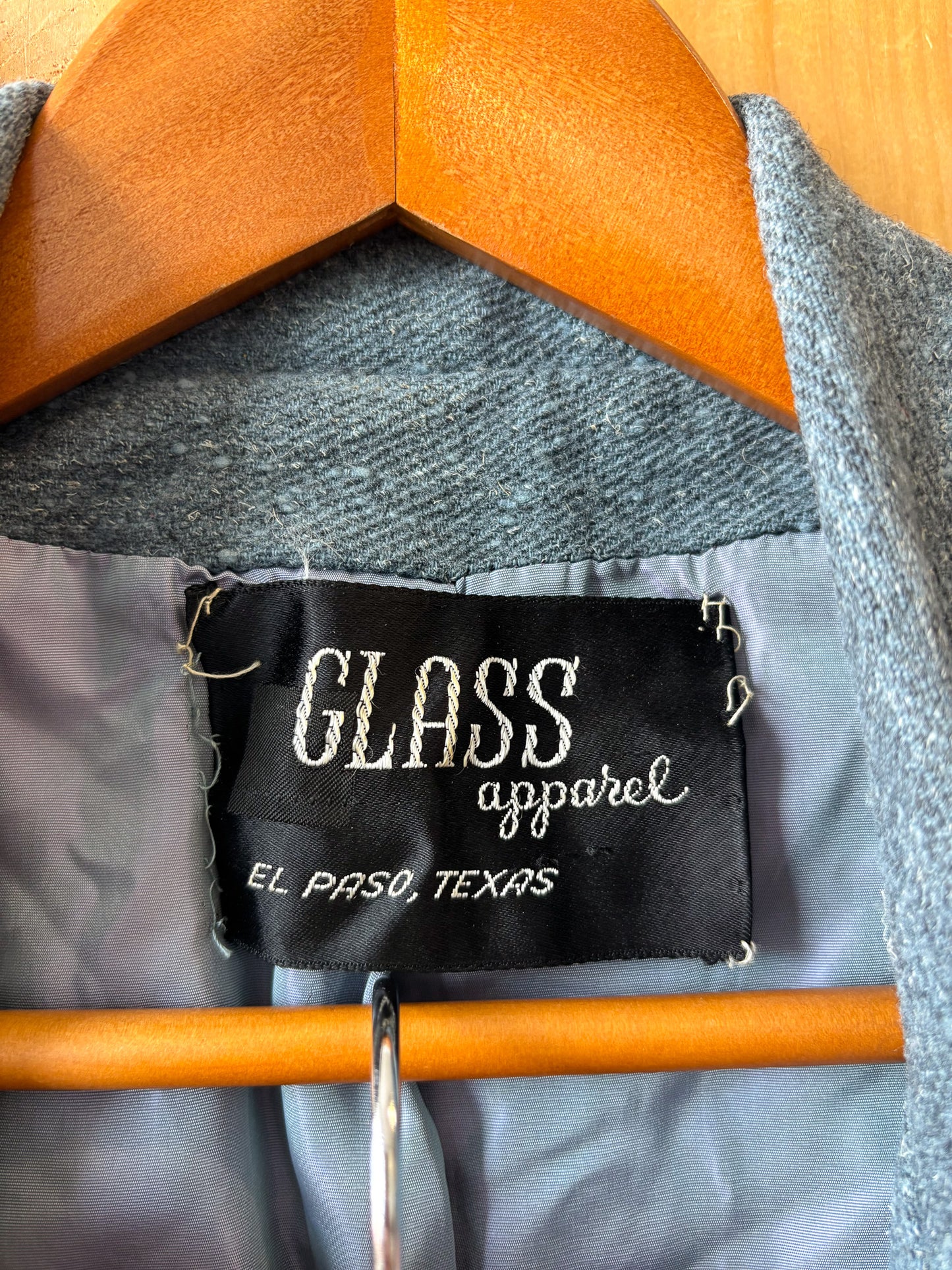 Vtg Gray Skirt & Blazer Set : S/M