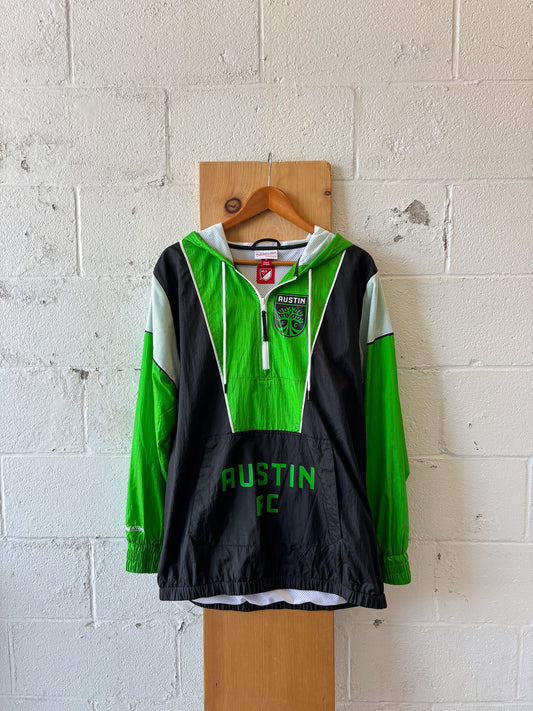 Mitchell & Ness Austin FC Windbreaker Quarter Zip : L