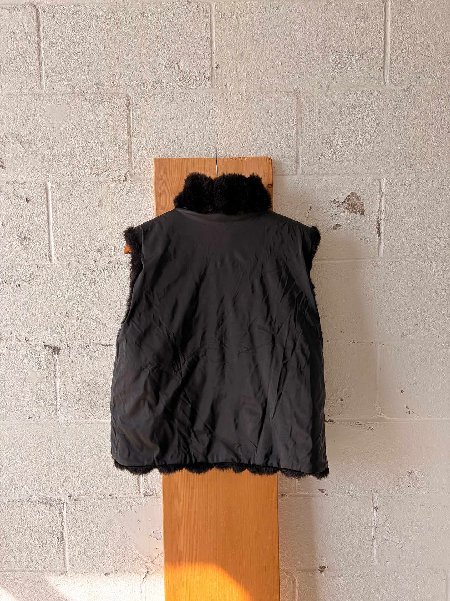 Reversible Faux Fur Vest : L