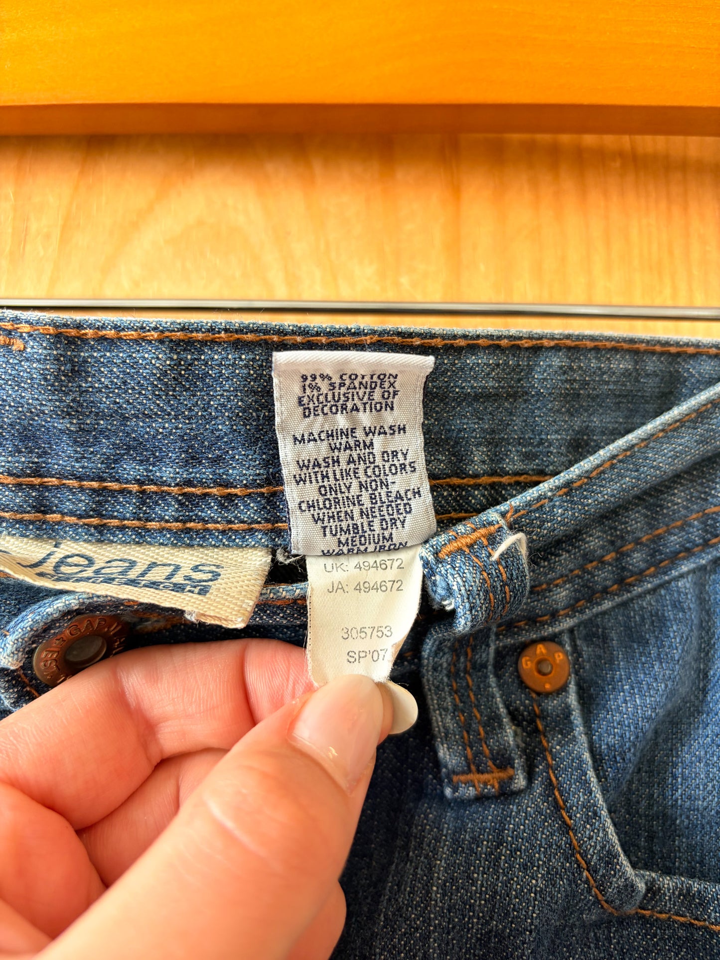 '07 Gap Denim Skirt : 4