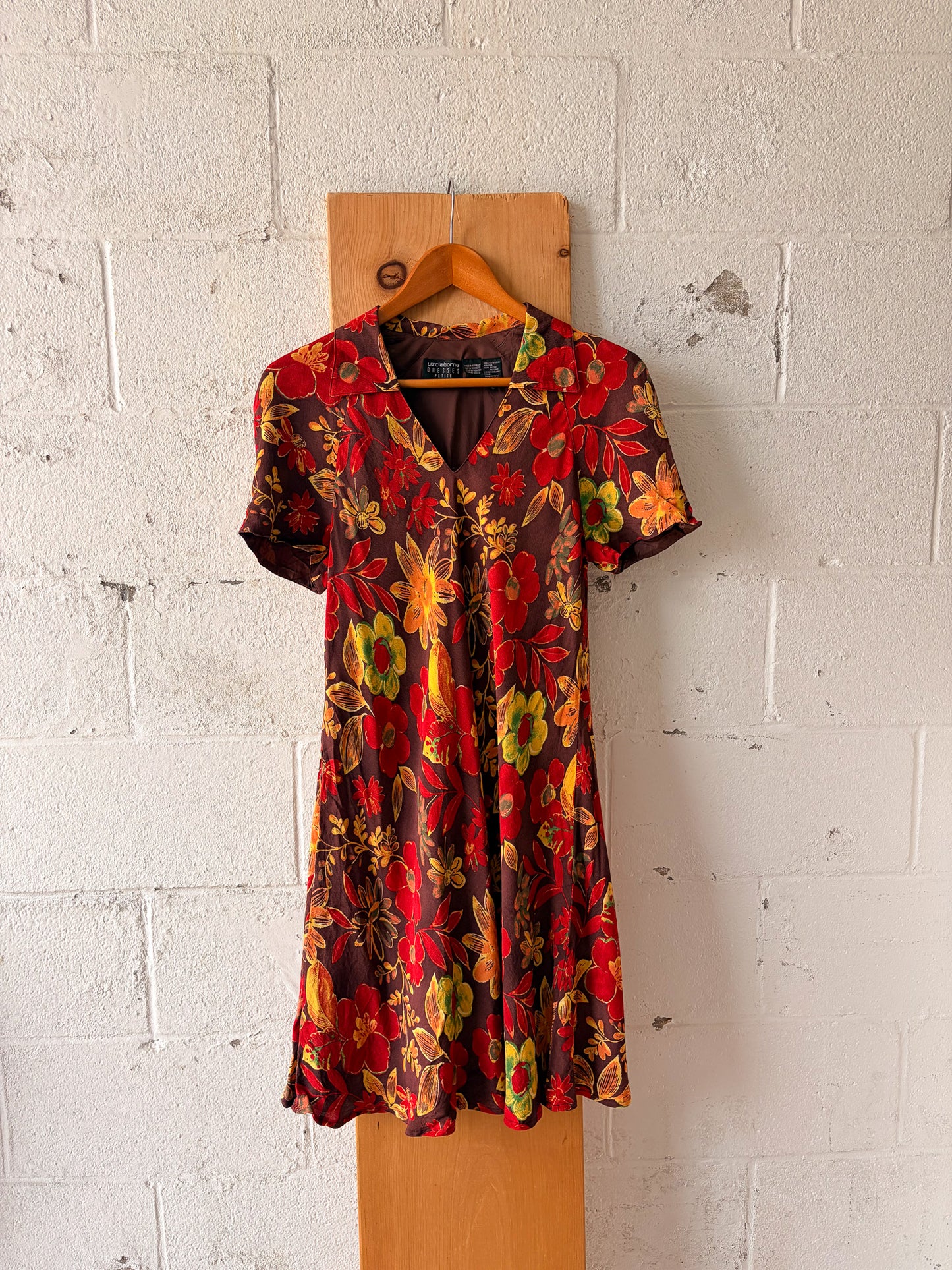 Collared Floral Dress : 10P