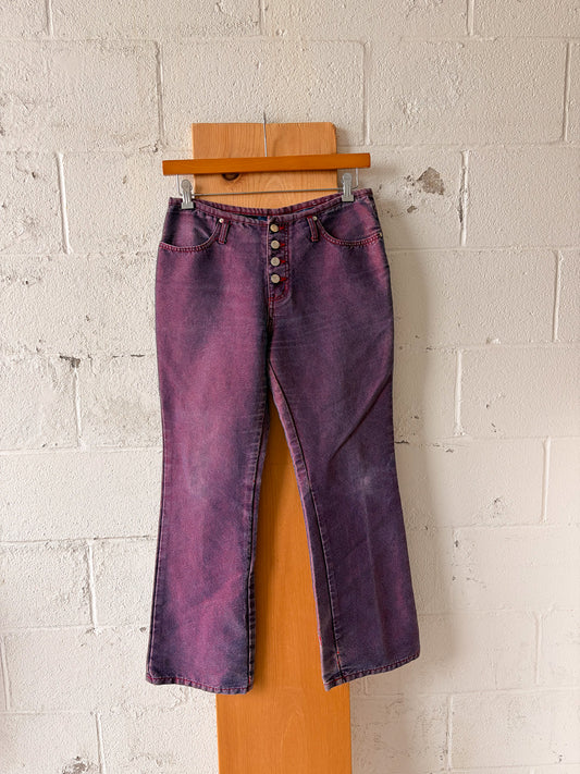 Metallic Purple Jeans : Juniors 11