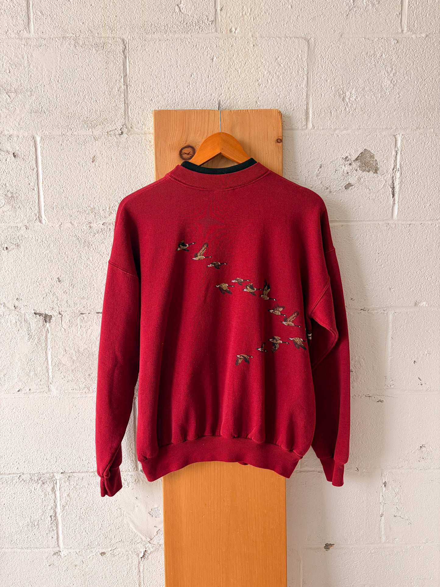 Vtg Layered Geese Crewneck : L/XL