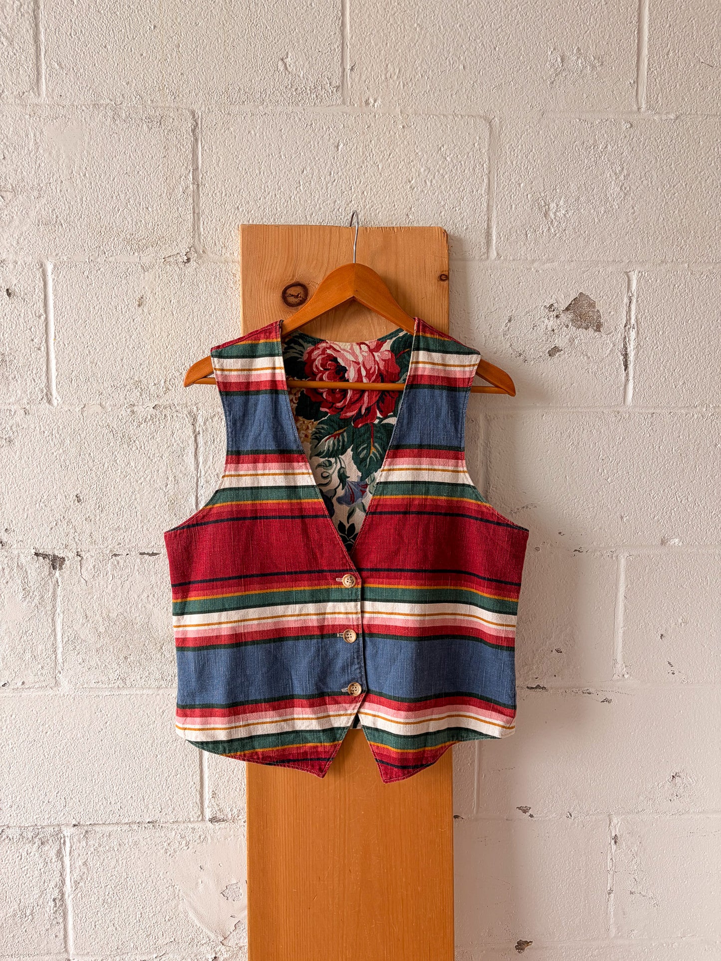 Colorful Striped Vest : M/L