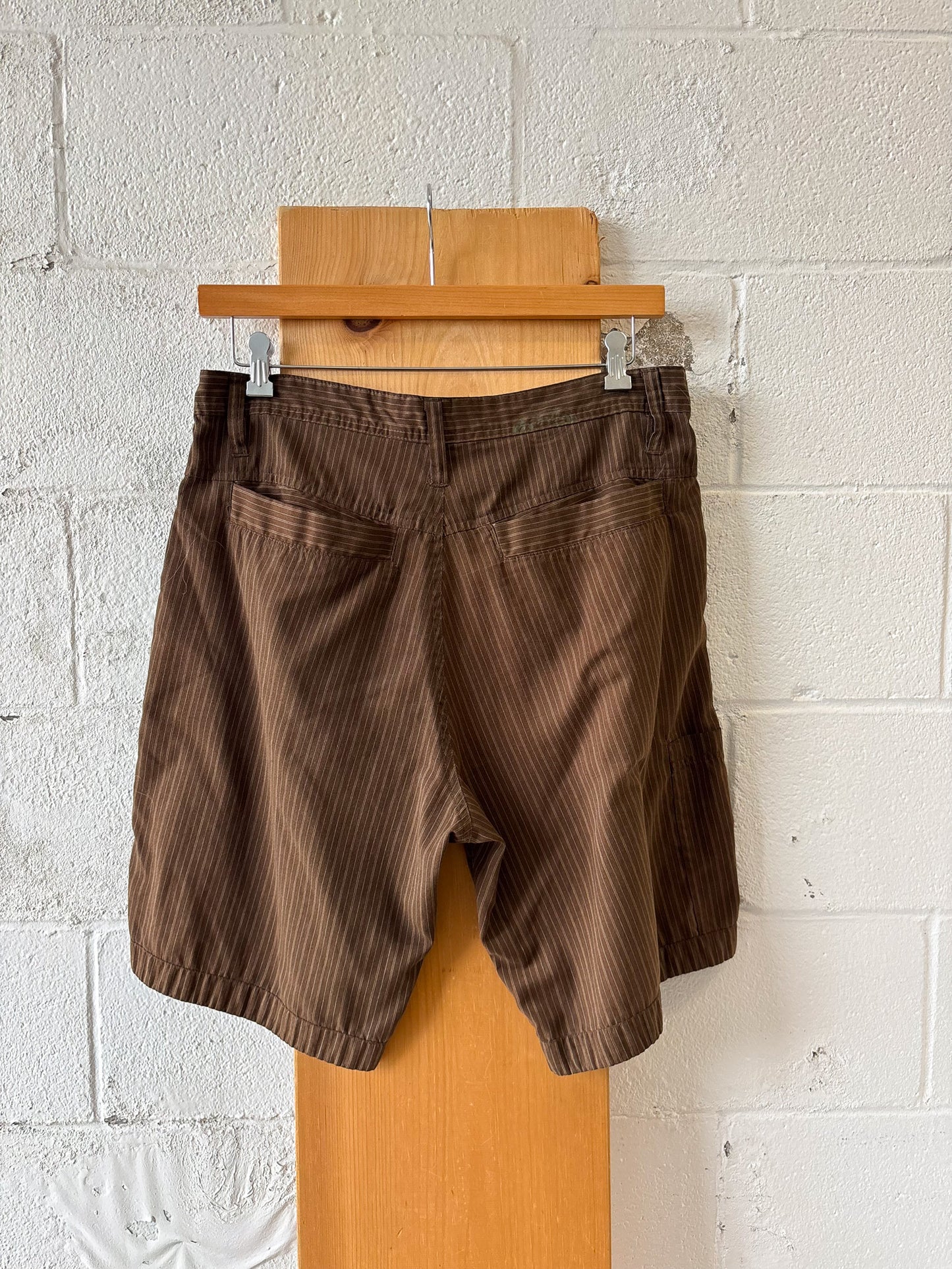 Striped Brown Shorts : 36W